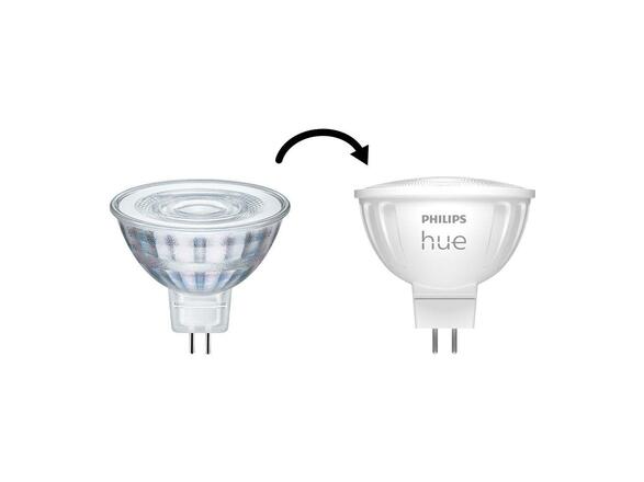 Philips HUE WACA sada 2x LED žárovka GU5,3 MR16 6,3W 12V 400lm 2200K-6500K RGB IP20