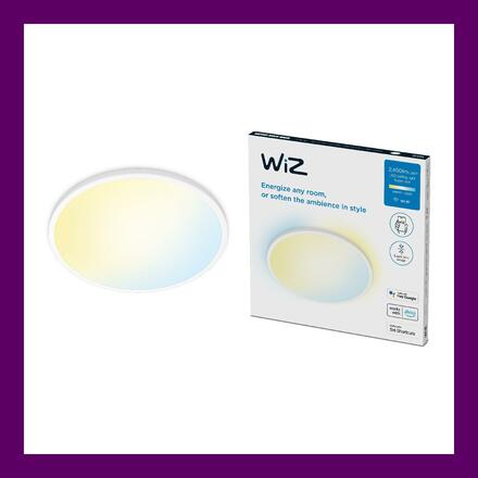 WiZ SuperSlim přisazené LED svítidlo 22W 2450lm 2700-6500K IP20 43cm, bílé