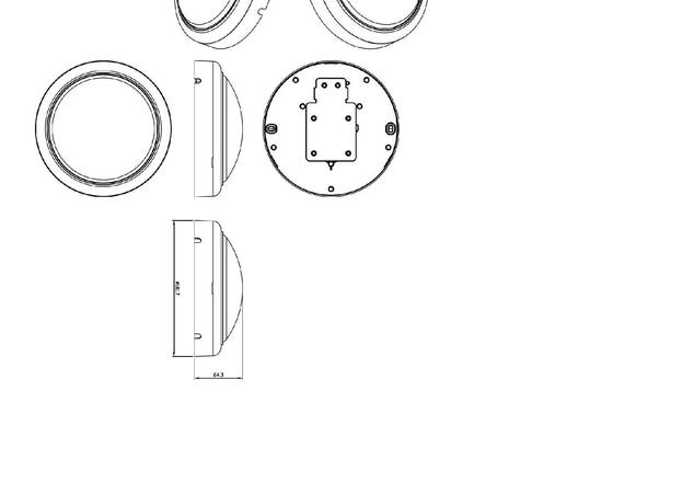 Philips LED nástěnné svítidlo Projectline rnd 1400lm 4000K IP65