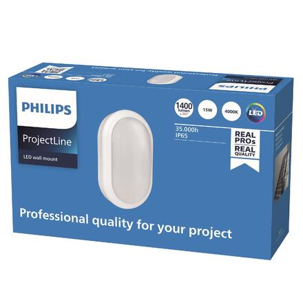 Philips LED nástěnné svítidlo Projectline oval 1400lm 4000K IP65