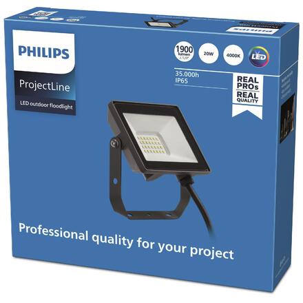 Philips LED vodotěsný světlomet Projectline 20W 4000K