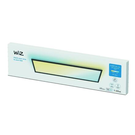 WiZ přisazený LED panel 36W 3400lm 2700-6500K IP20 120x30cm, černý