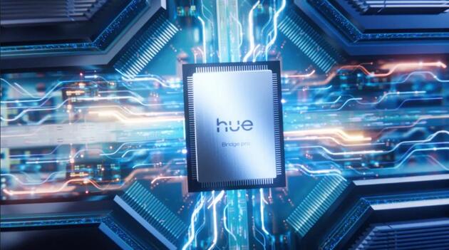 Philips Hue Bridge Pro centrální hub Wi-Fi/Zigbee/Bluetooth/Matter, pro 150 světel