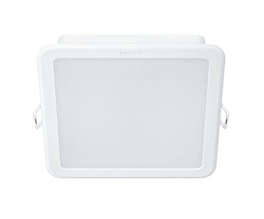 Philips Meson podhledové LED svítidlo 12,5W 1300lm 6500K 14cm hranaté IP20, bílé