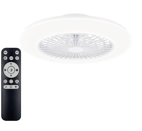 Philips Amigo Stropní svítidlo s ventilátorem 25W+60W, 6500lm, AC 220-240, 2700-4000-6500 K, IP20, bílá