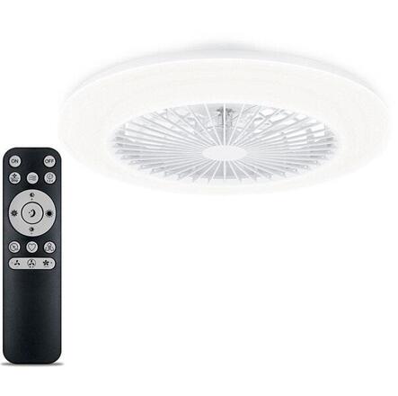 Philips Amigo Stropní svítidlo s ventilátorem 20W+42W, 4400lm, AC 220-240, 2700-4000-6500 K, IP20, bílá