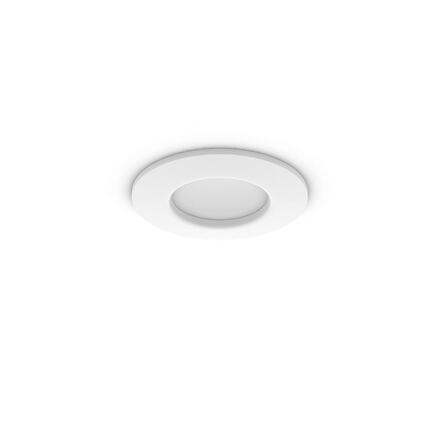 Philips Hue WCA Slim koupelnové zápustné svítidlo LED 8,3W 750lm 2200-6500K RGB 9cm kulaté IP44, bílé