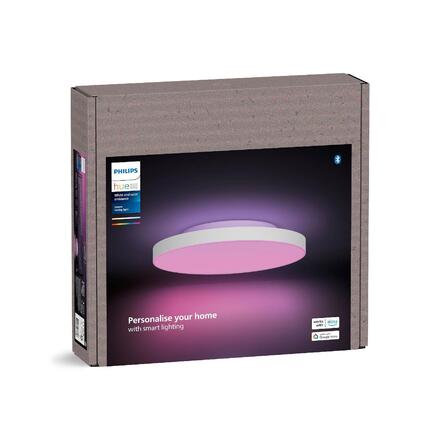 Philips Hue WACA Datura S stropní svítidlo LED 48W 3840lm 2000-6500K RGB 38,4cm kulaté IP20, bílé