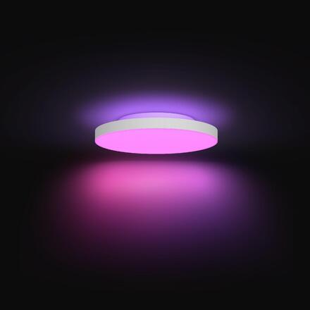 Philips Hue WACA Datura S stropní svítidlo LED 48W 3840lm 2000-6500K RGB 38,4cm kulaté IP20, bílé