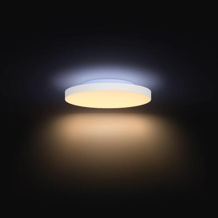 Philips Hue WACA Datura S stropní svítidlo LED 48W 3840lm 2000-6500K RGB 38,4cm kulaté IP20, bílé