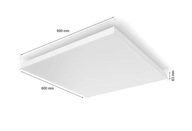Philips Hue Datura ceiling SQ XL stropní svítidlo LED 67W 3140-4840lm 2000–6500K RGB IP20, bílé