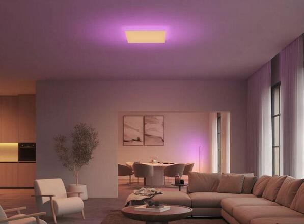 Philips Hue Datura ceiling SQ XL stropní svítidlo LED 67W 3140-4840lm 2000–6500K RGB IP20, bílé