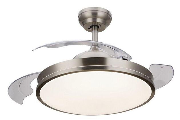 Philips Atlas stropní svítidlo s ventilátorem 28W (větrák) + 35W (světlo) 4500lm 2700/4000/5500K 49cm, nikl