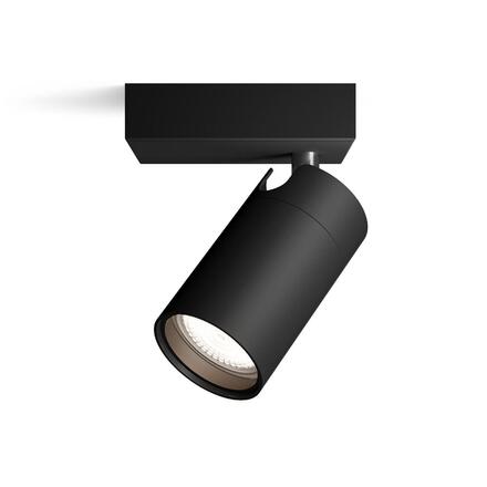 Philips Idris bodové koupelnové svítidlo 1x GU10 5W bez zdroje IP44, černé