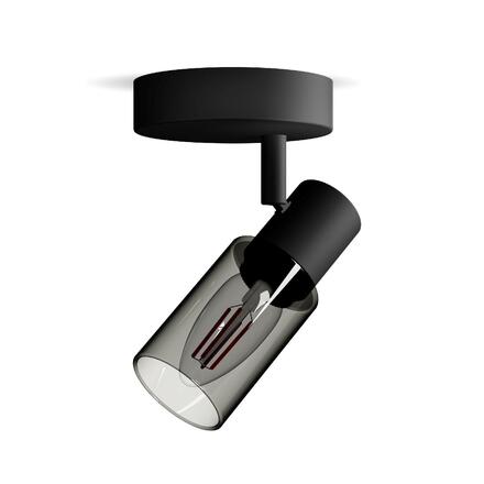 Philips Palms bodové svítidlo 1x E14 25W bez zdroje 13cm IP20, černé