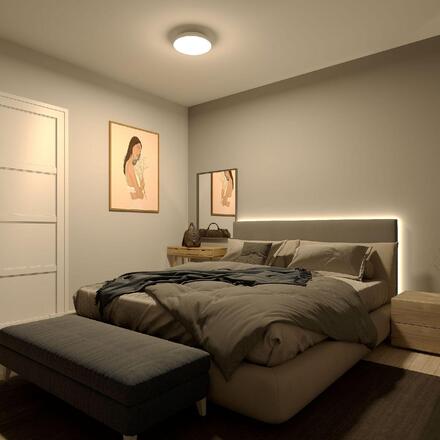 Philips Fleta UltraEfficient stropní svítidlo LED 10W 1850lm 2700K SceneSwitch 35cm IP20, bílé