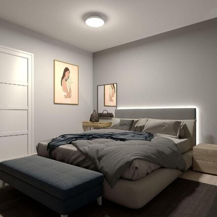 Philips Fleta UltraEfficient stropní svítidlo LED 10W 1950lm 4000K SceneSwitch 35cm IP20, bílé