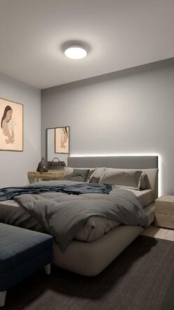 Philips Fleta UltraEfficient stropní svítidlo LED 10W 1950lm 4000K SceneSwitch 35cm IP20, bílé