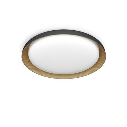 Philips Pebblo UltraEfficient stropní svítidlo LED 10W 1850lm 2700K SceneSwitch CRI80 32cm kulaté IP20,černé