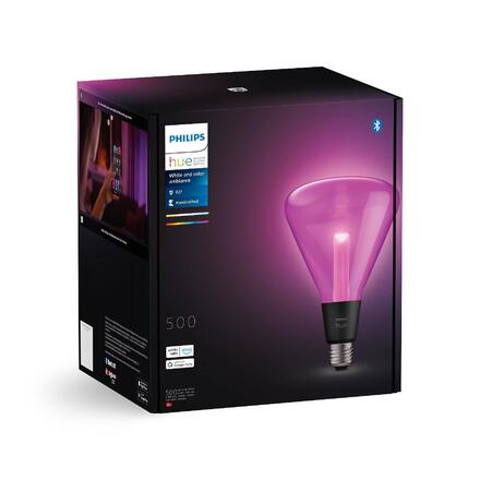 Philips Hue Lightguide Triangle LED žárovka E27 6,8W 500lm 2000-6500K RGB CRI80 IP20, stmívatelná