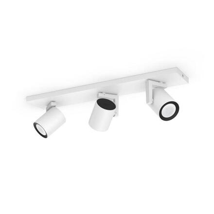 Philips Hue 50623/31/P7 Hue WACA Argenta bodové LED svítidlo GU10 3x5,7W 350lm 2000-6500K RGB IP20 bílá