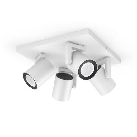 Philips Hue 50624/31/P7 Hue WACA Argenta bodové LED svítidlo GU10 4x5,7W 350lm 2000-6500K RGB IP20 bílé