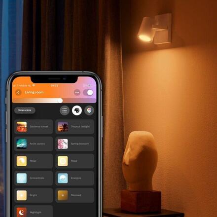 Philips Hue 50621/31/P7 Hue WACA Argenta bodové LED svítidlo GU10 1x5,7W 350lm 2000-6500K RGB IP20 bílá
