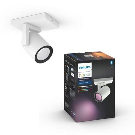 Philips Hue 50621/31/P7 Hue WACA Argenta bodové LED svítidlo GU10 1x5,7W 350lm 2000-6500K RGB IP20 bílá