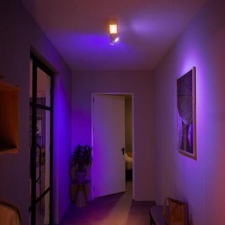 Philips Hue 50610/31/P7 Hue WACA Centris stropní LED svítidlo 1x11W+GU10 2x5,7W 1560lm 2000-6500K RGB IP20 bílá