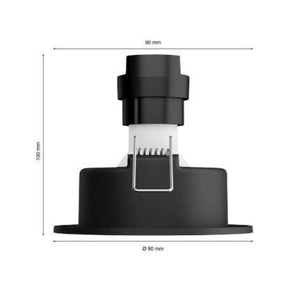 Philips Hue WACA Centura podhledové LED svítidlo 3x GU10 5,7W 350lm 2000-6500K RGB kulaté IP20 hliník
