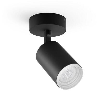 Philips Hue 50631/30/P7 Hue WACA Fugato bodové LED svítidlo GU10 5,7W 350lm 2000-6500K RGB IP20 černá