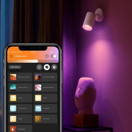 Philips Hue 50631/31/P7 Hue WACA Fugato bodové LED svítidlo GU10 5,7W 350lm 2000-6500K RGB IP20 bílá