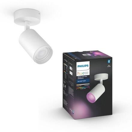 Philips Hue 50631/31/P7 Hue WACA Fugato bodové LED svítidlo GU10 5,7W 350lm 2000-6500K RGB IP20 bílá