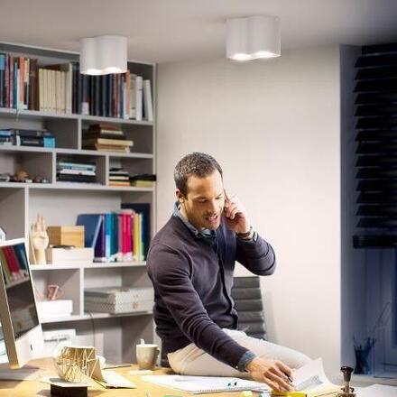 Philips Hue WA Pillar bodové LED svítidlo GU10 2x5W 350lm 2200-6500K IP20 bílá + ovladač