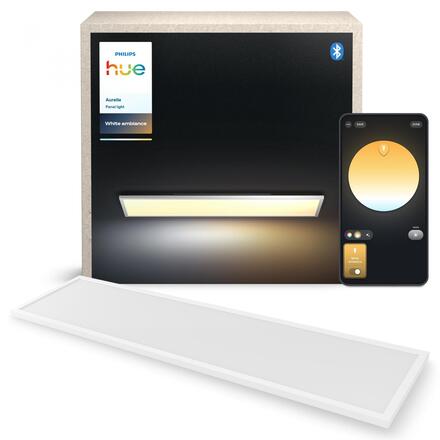 Philips Hue Aurelle přisazený LED panel REC (obdelníkový) 120x30cm, bílá, 2200-6500K