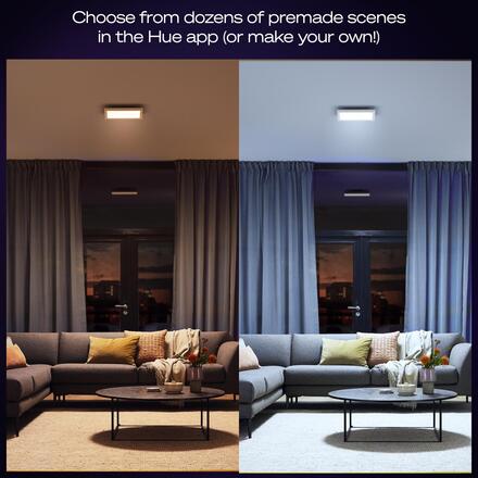 Philips Hue Aurelle přisazený LED panel SQ S (čtverec) 30x30cm, bílá, 2200-6500K