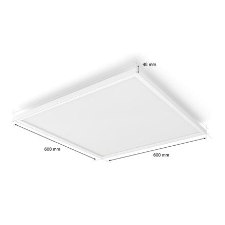 Philips Hue Aurelle přisazený LED panel SQ XL (čtverec) 60x60cm, bílá, 2200-6500K