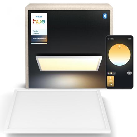 Philips Hue Aurelle přisazený LED panel SQ XL (čtverec) 60x60cm, bílá, 2200-6500K