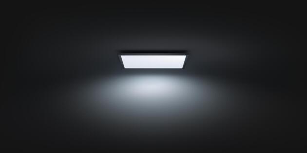 Philips Hue Aurelle přisazený LED panel SQ XL (čtverec) 60x60cm, černá, 2200-6500K