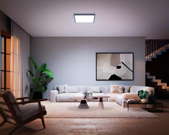 Philips Hue Aurelle přisazený LED panel SQ XL (čtverec) 60x60cm, černá, 2200-6500K
