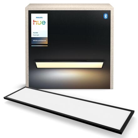 Philips Hue Aurelle přisazený LED panel REC (obdelníkový) 120x30cm, černá, 2200-6500K