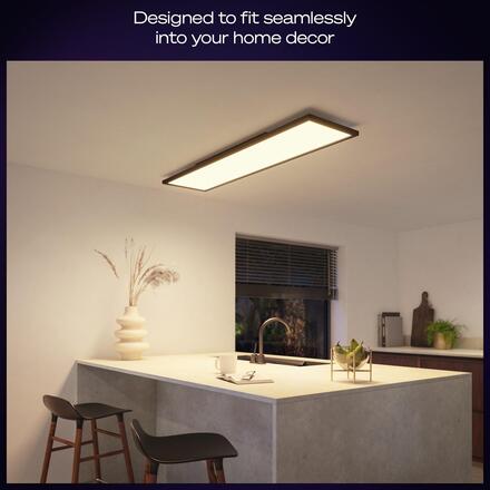 Philips Hue Aurelle přisazený LED panel REC (obdelníkový) 120x30cm, černá, 2200-6500K
