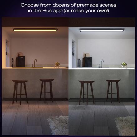 Philips Hue Aurelle přisazený LED panel REC (obdelníkový) 120x30cm, černá, 2200-6500K