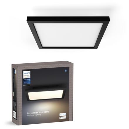 Philips Hue Aurelle přisazený LED panel SQ S (čtverec) 30x30cm, černá, 2200-6500K