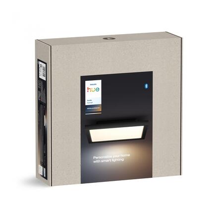 Philips Hue Aurelle přisazený LED panel SQ S (čtverec) 30x30cm, černá, 2200-6500K