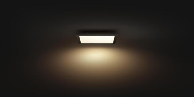 Philips Hue Aurelle přisazený LED panel SQ S (čtverec) 30x30cm, černá, 2200-6500K