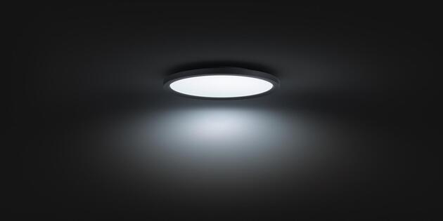 Philips Hue Aurelle přisazený LED panel RD S (kulatý) O 39,5 cm, černá, 2200-6500K