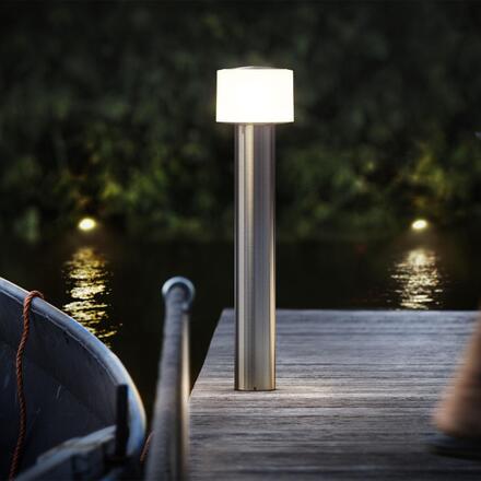 Philips Otis UltraEfficient venkovní sloupkové LED svítidlo 4,3W 800lm 2700K IP44 60cm, nerezové