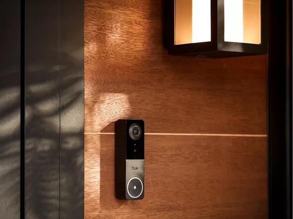 Philips Hue Secure sada zabezpečeného kabelového videozvonku, 12V, Zigbee/Bluetooth