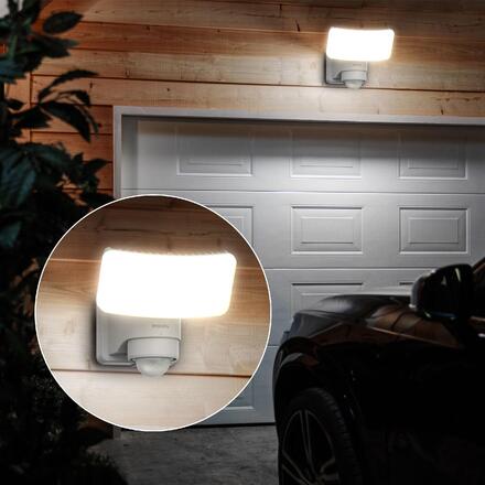 Philips Tylus UltraEfficient Security solární LED reflektor se senzorem 6W 1000/50lm 3000K IP44, bílý